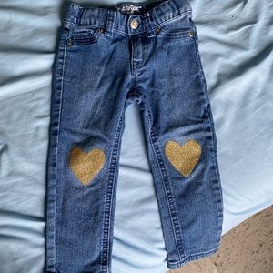 Heart knee toddler jeans